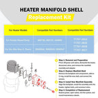 77707-0016 Manifold Replacement Kit Pool and Spa Heater
