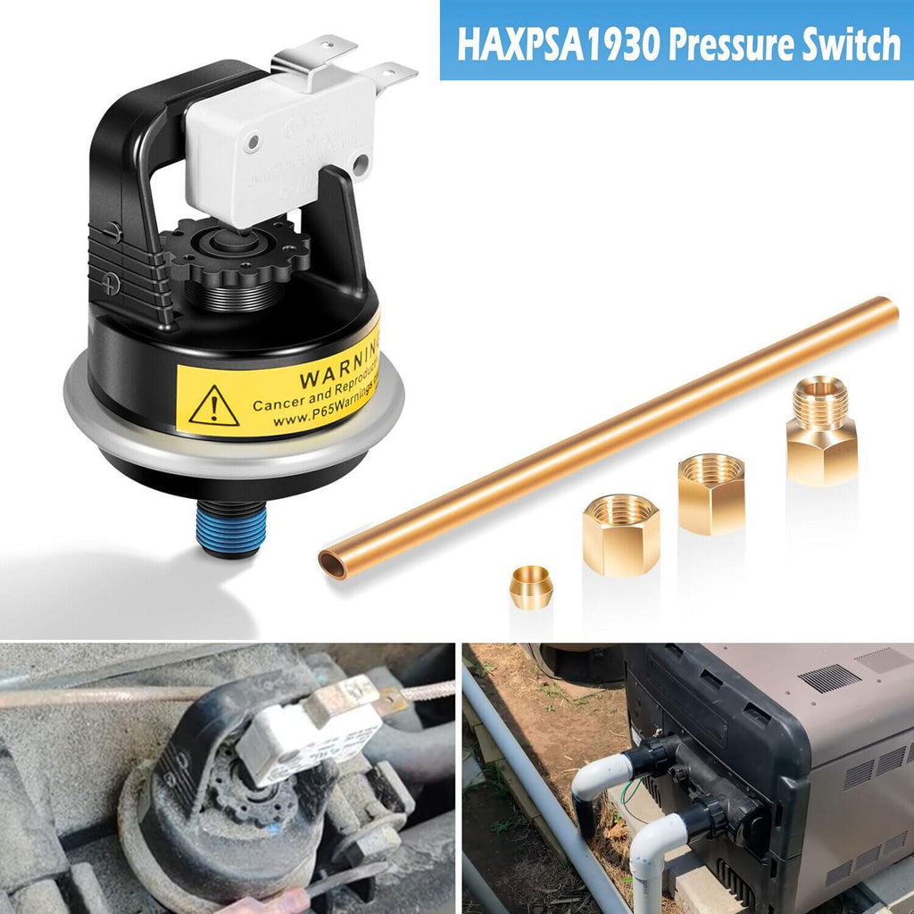 For Hayward HAXPSA1930 H Series Pool Heater Water Pressure Switch Assembly