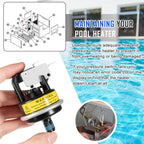 For Hayward HAXPSA1930 H Series Pool Heater Water Pressure Switch Assembly