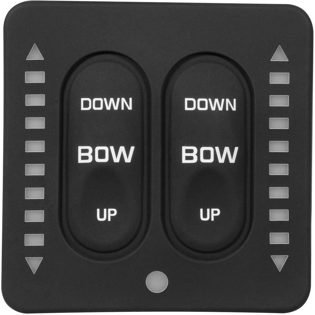 15170-001 LED Integrated Indicator Tactile Trim Tab Switch Kit for Lenco Marine