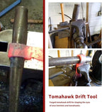 Tomahawk Eye Drift Mandrel Blacksmith Tool for Forging Tomahawk Hammer Axe Knife