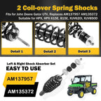 AM137957 Front Left Right Shock Absorber for John Deere Gator XUV620I XUV850D