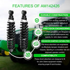 2pcs AM142426 Front Coil-over Shock Absorbers Replace For John Deere XUV Gator