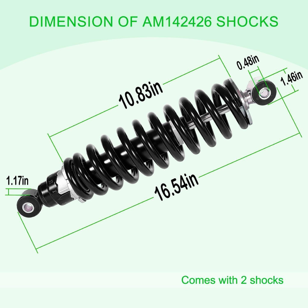 2pcs AM142426 Front Coil-over Shock Absorbers Replace For John Deere XUV Gator