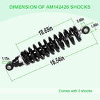 2pcs AM142426 Front Coil-over Shock Absorbers Replace For John Deere XUV Gator