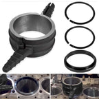 7040 Piston Ring Compressor Tool + Anti-Polishing Ring For Cummins ISX 15/QSX 15