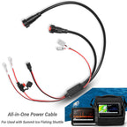 010-12676-40 All-in-One Power Cable Fit Garmin Panoptix LiveScope Transducer