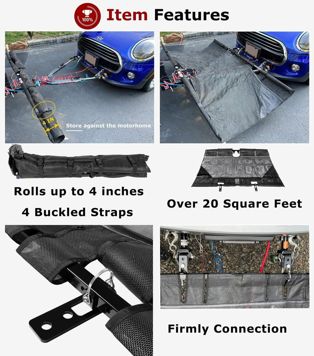 4750 Tow Defender For Blue Ox, Demco Tow Bars with Brackets, 2" x 2" Hitch Recei