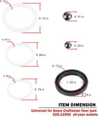 22Pcs Floor Jack Seal Kit for Sears Craftsman 1.5 Ton Part 328.12001 328.12002