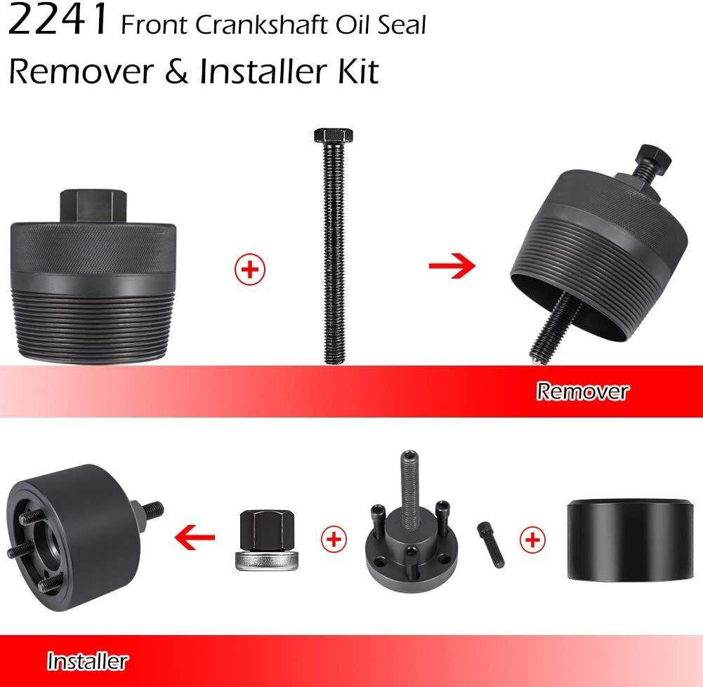 For BMW N20 N26 2801 Flywheel Holder & 7676 Oil Seal Kit& 2241 Remover Installer