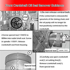 For BMW N20 N26 2801 Flywheel Holder & 7676 Oil Seal Kit& 2241 Remover Installer