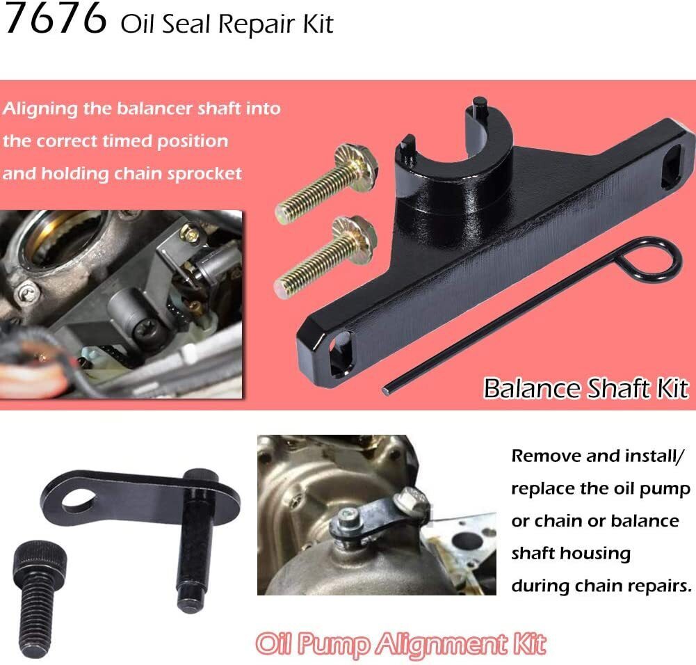 For BMW N20 N26 2801 Flywheel Holder & 7676 Oil Seal Kit& 2241 Remover Installer