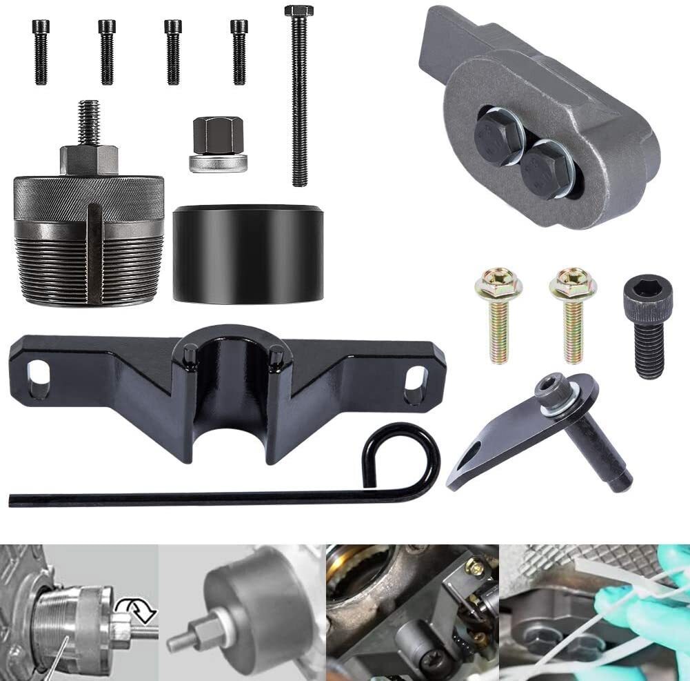 For BMW N20 N26 2801 Flywheel Holder & 7676 Oil Seal Kit& 2241 Remover Installer