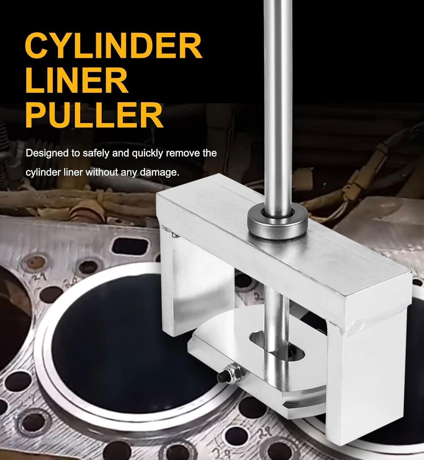 J-35791 Cylinder Liner Puller Remover Tool for Non-EGR Detroit & Volvo Engines