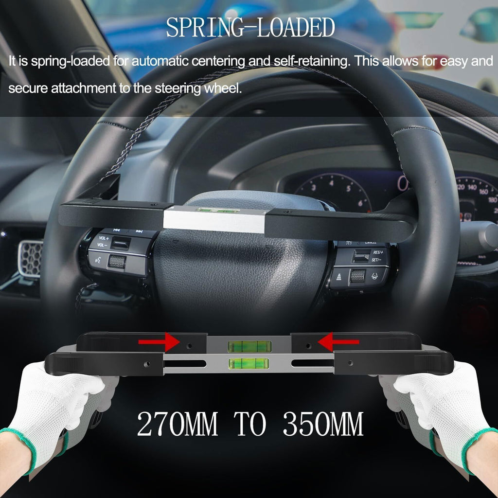 Steering Wheel Level Alignment Tool 270mm-340mm for Passenger Cars Vans