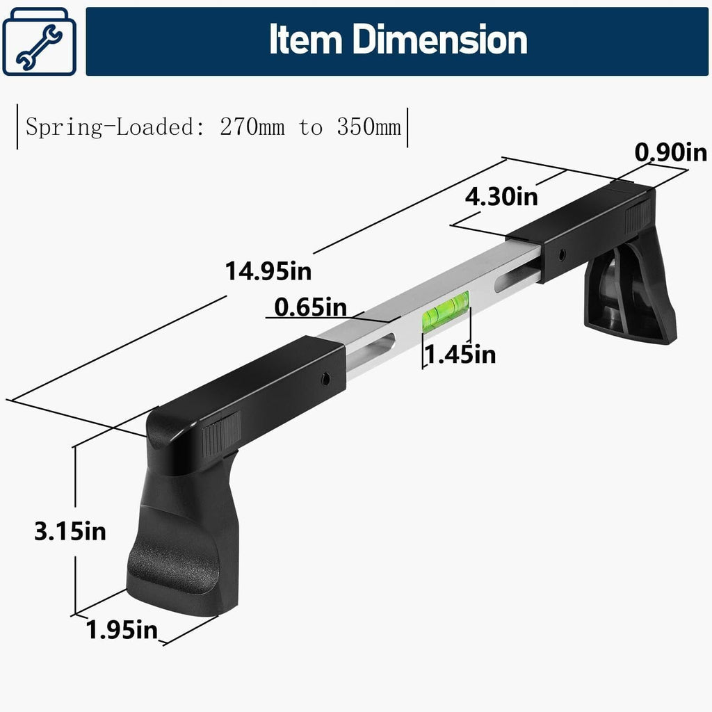 Steering Wheel Level Alignment Tool 270mm-340mm for Passenger Cars Vans