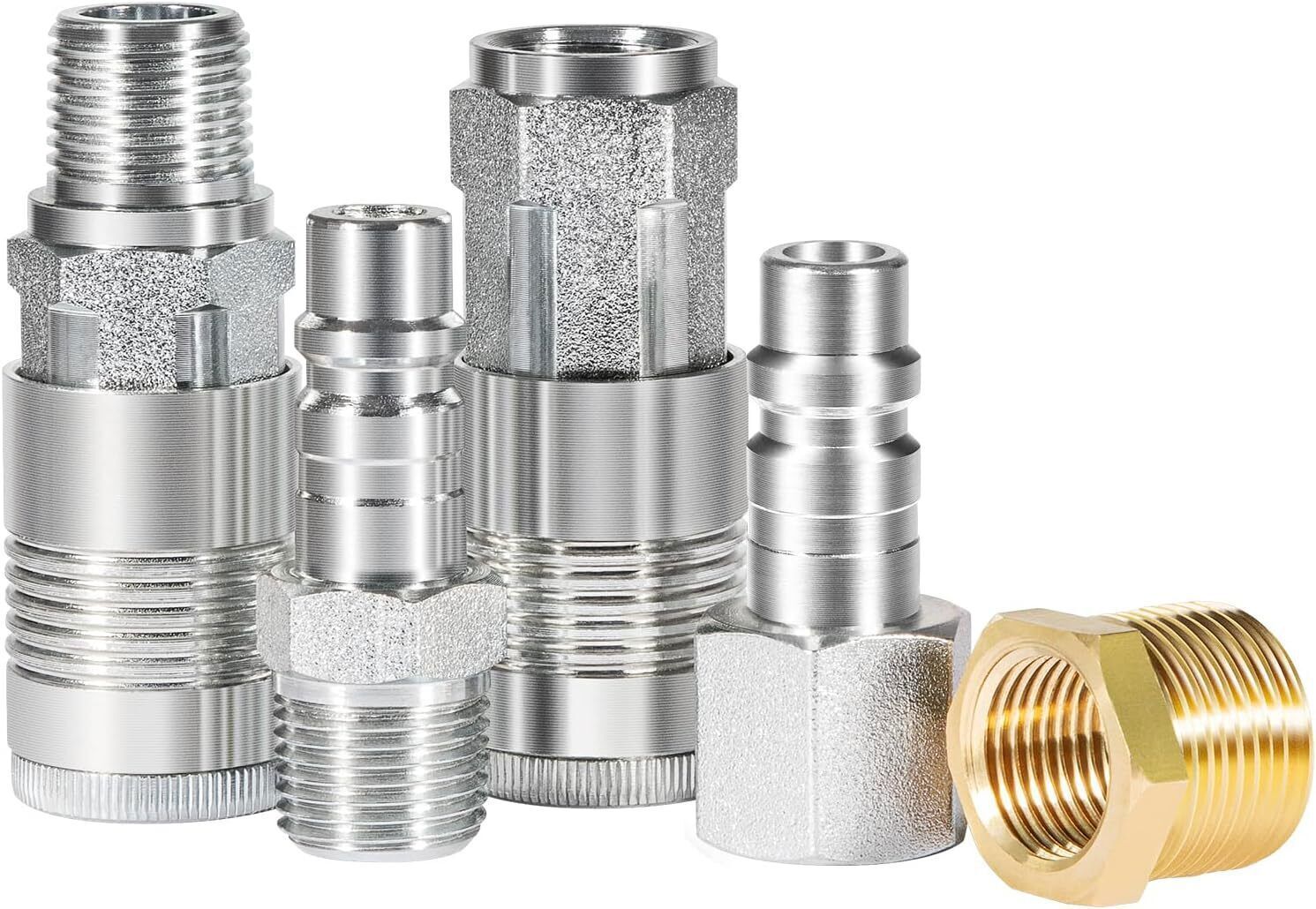 for Milton S-224 1/2" Male Female NPT G-Style Coupler Plug Kit Air Tool Fittings
