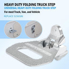 5236586 Folding Truck Step Safety Folding Foot/Grab Step for Truck Van RV Vehicl