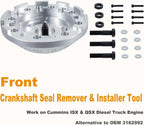 For Cummins ISX QSX ISX15 Front Crankshaft Seal Remover & Installer Tool Set