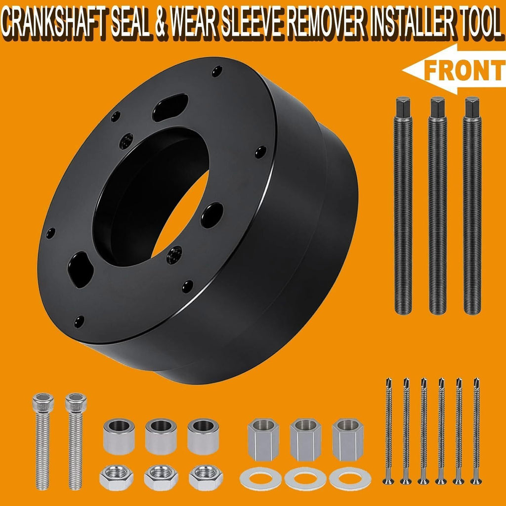 For Cummins ISX QSX ISX15 Front Crankshaft Seal Remover & Installer Tool Set