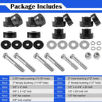 134-10005 Billet Aluminum Body Mount Bushings for 1968-1981 Camaro Nova Chevy II