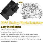 6746 Timing Chain Holding Tool EN-50656 Timing Chain Retainer For Malibu And ATS