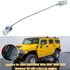 Hood Check Cable 15146196 Stainless Steel for GM 2003-2009 Hummer H2 6.2L 6.0L