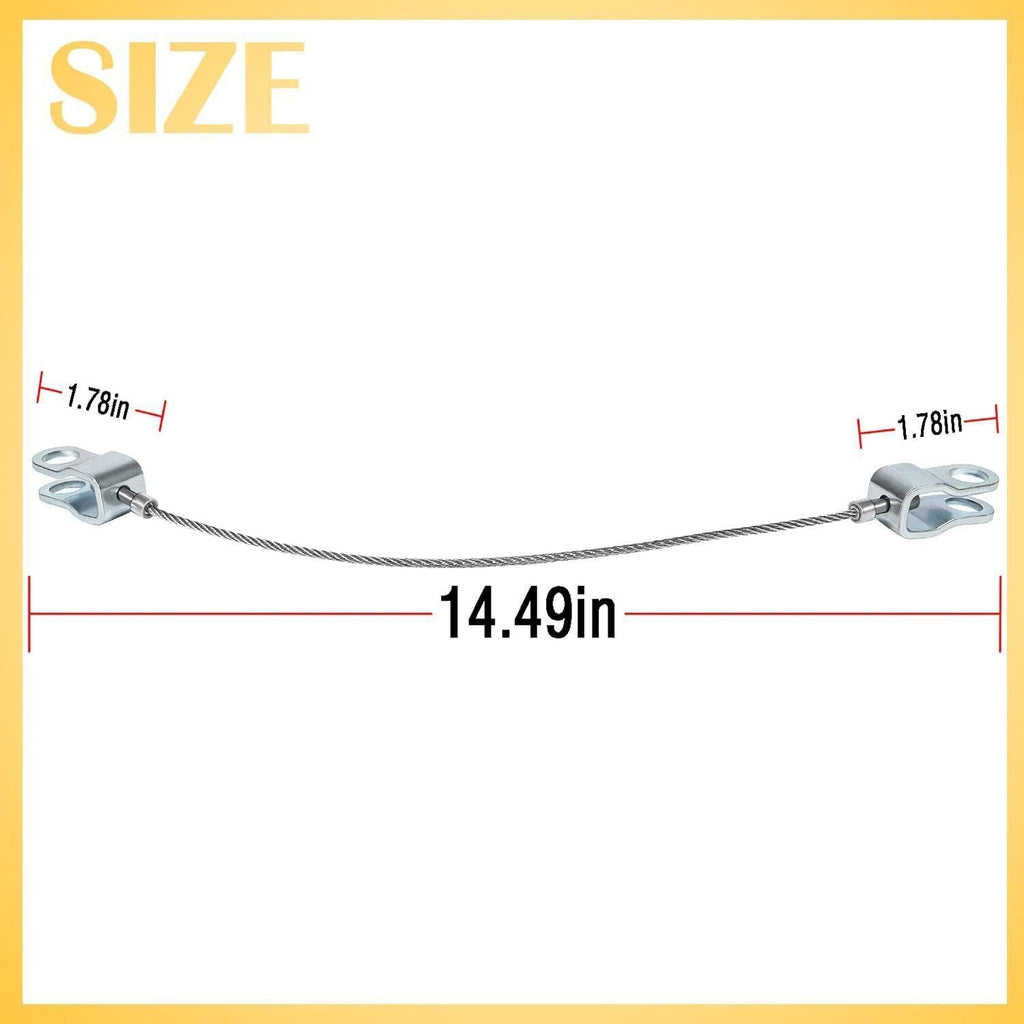 Hood Check Cable 15146196 Stainless Steel for GM 2003-2009 Hummer H2 6.2L 6.0L