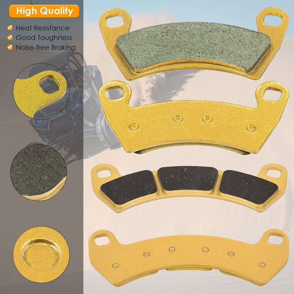 2016-2021 Polaris RZR XP Turbo Front and Rear Brake Pads