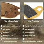 Front & Rear Brake Pads for Polaris 1000 RZR XP Turbo EPS RS1 16-21 FA656 +FA680
