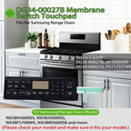 DG34-00027B Membrane Switch Touchpad For Samsung Range Oven Models NX58H5600SS