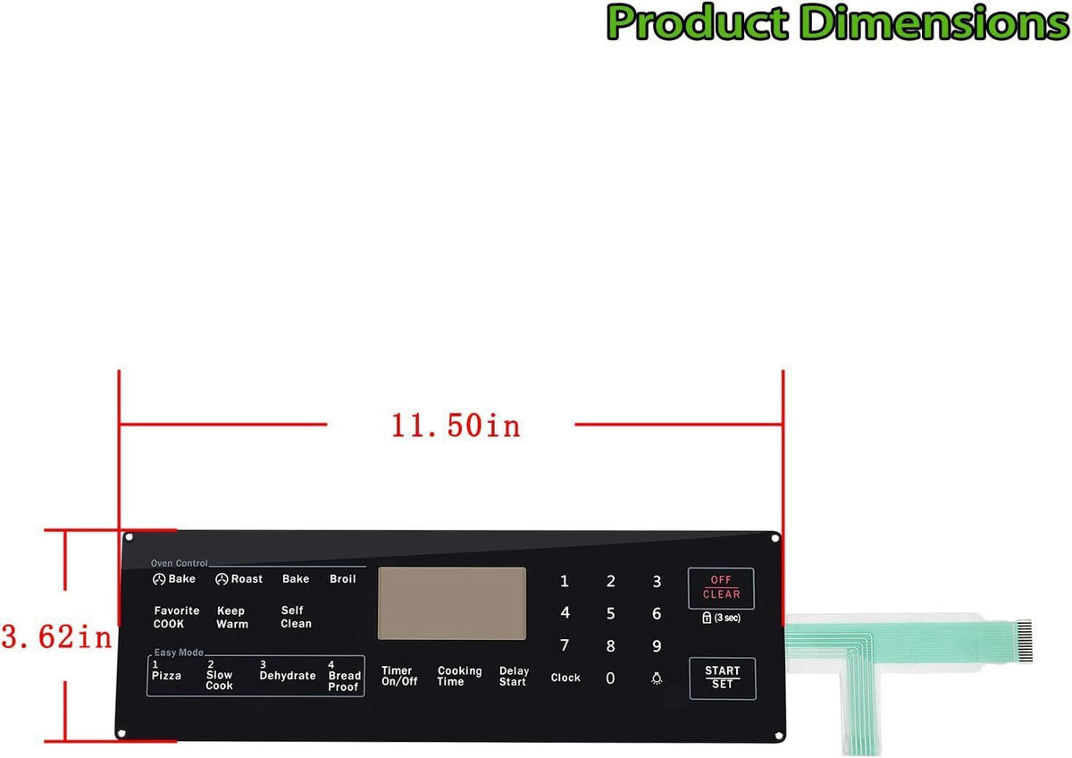 Samsung Range Touchpad Membrane Switch DG34-00027B