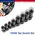 70500 Tap Socket Set for Fractional MCTI Standard Tap Use with 1/4" & 3/8" Drive