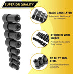 70500 Tap Socket Set for Fractional MCTI Standard Tap Use with 1/4" & 3/8" Drive