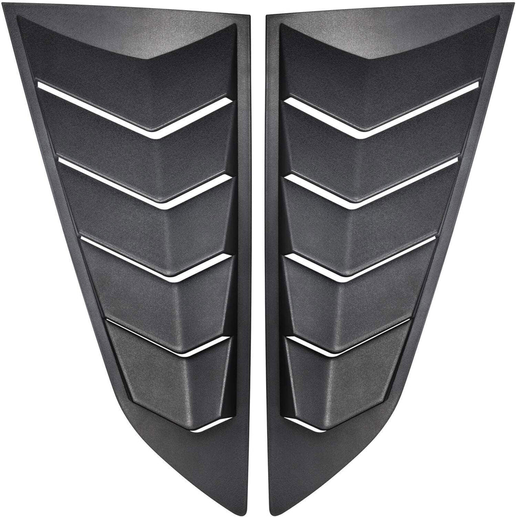 2PC Side Window Louver Cover Sun Shade Scoop Hood Vent For 2014-2019 C7 Corvette