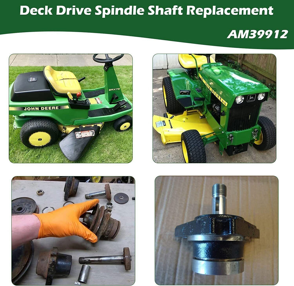 Deck Blade Spindle Shaft For John Deere Mower Blade Spindle Replacement #AM39912