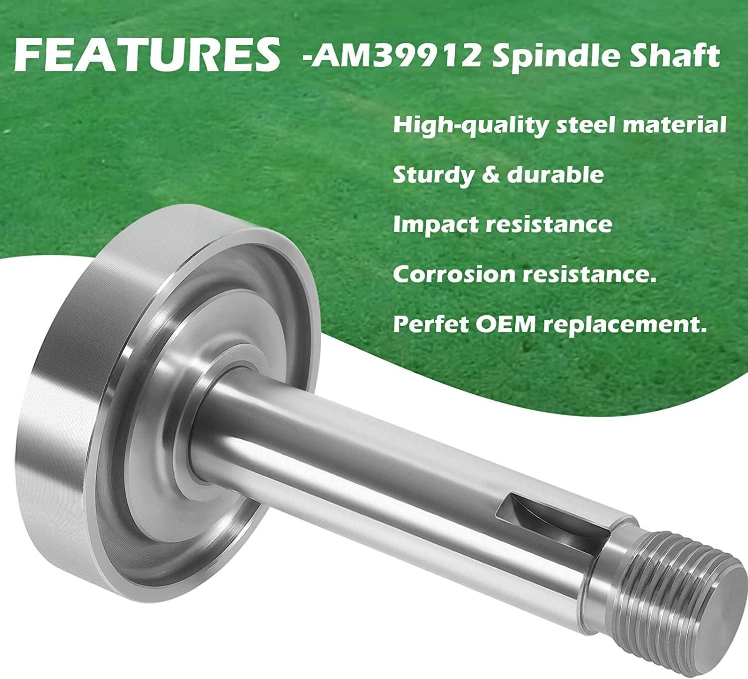 Deck Blade Spindle Shaft For John Deere Mower Blade Spindle Replacement #AM39912