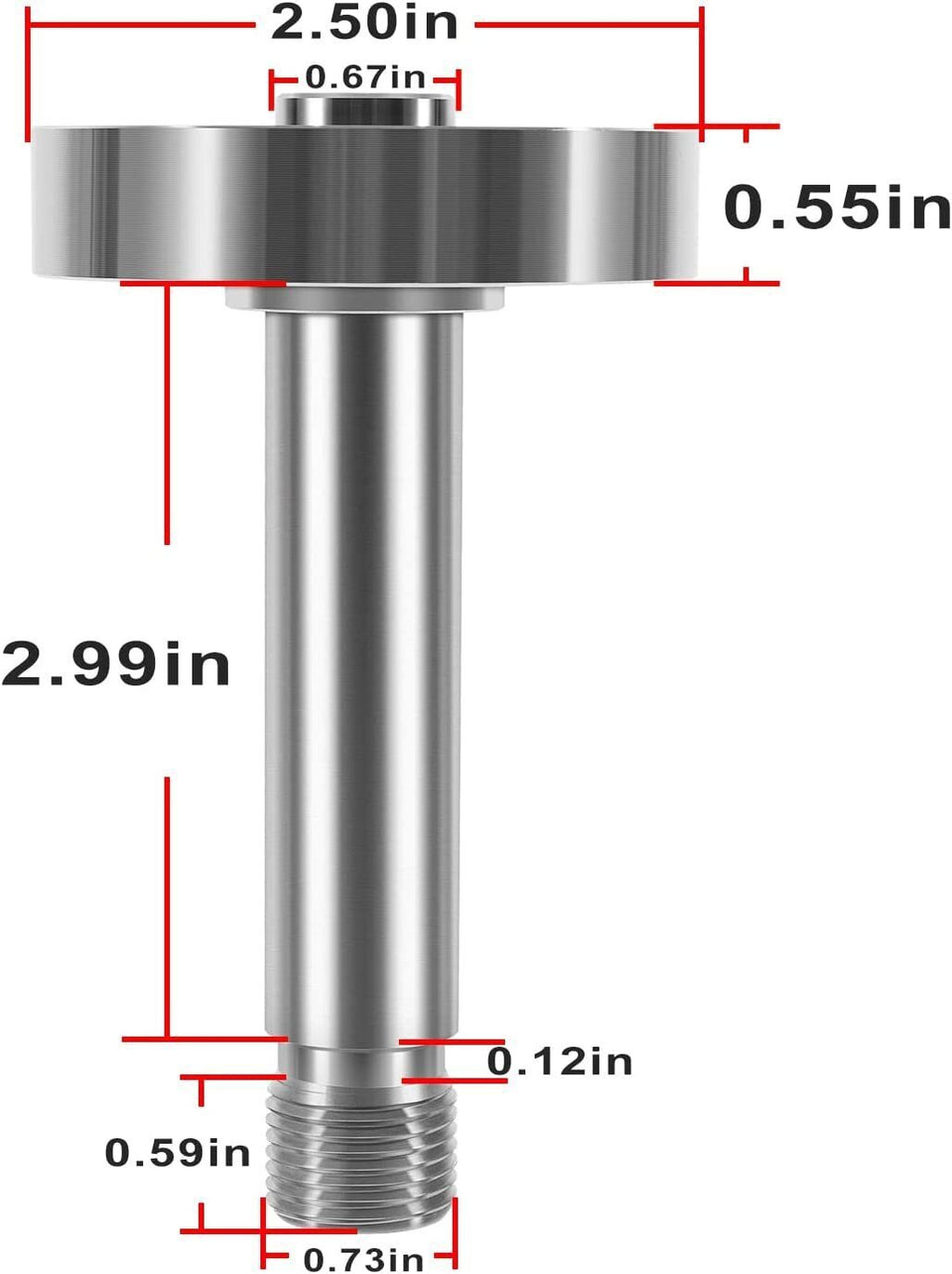 Deck Blade Spindle Shaft For John Deere Mower Blade Spindle Replacement #AM39912