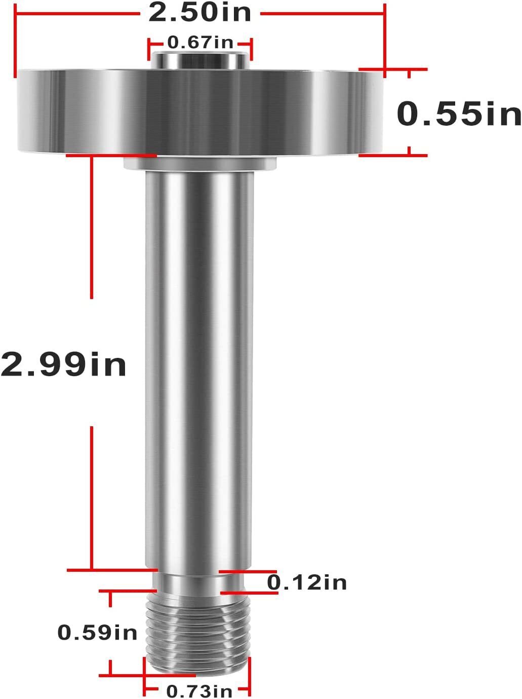 Deck Blade Spindle Shaft For John Deere Mower Blade Spindle Replacement #AM39912