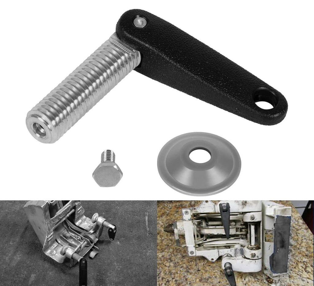 433675 Boat Motor Transom Clamp Screw & Handle For Johnson Evinrude Outboard