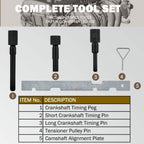 Cam Timing Alignment Tools Kit for Ford Fiesta Focus Mazda Volvo/Duratec Engine