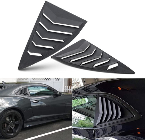2010-2015 Chevrolet Camaro Quarter Window Louvers Pair