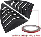 2010-2015 Chevrolet Camaro Quarter Window Louvers Pair