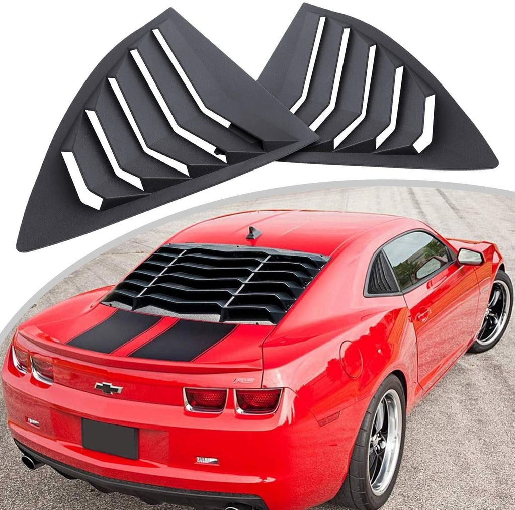 2010-2015 Chevrolet Camaro Quarter Window Louvers Pair