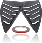 2PCS Quarter Side Window Louvers Cover For Chevy Camaro 2010-2015 SunShade Cover