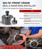 303-761 303-770 Front & Rear Crank Seal Installer Tool for Ford 6.0L Powerstroke