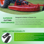 For Bush Hog 7556BH SQ172 7556 Rotary Cutter Blades, 27" x3/4" Lawn Mower Blades