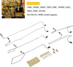 For Caterpillar CAT 3406 Fuel Injection Line Kit 3406B 3406C 1917942 1917943
