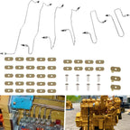 For Caterpillar CAT 3406 Fuel Injection Line Kit 3406B 3406C 1917942 1917943