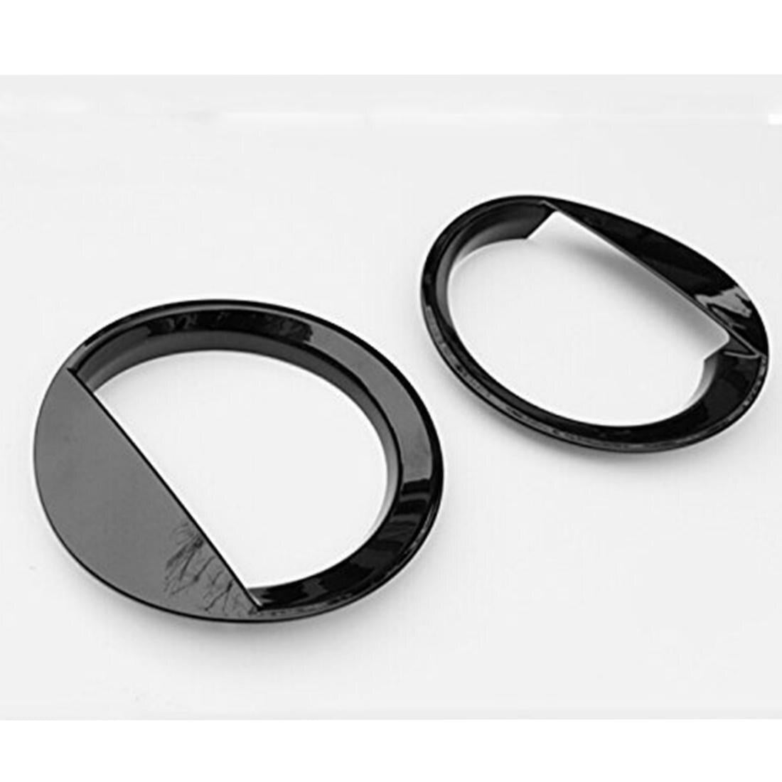2X Front Angry Eyes Style Light Headlight Trim Cover For Jeep Patriot 2011-2017